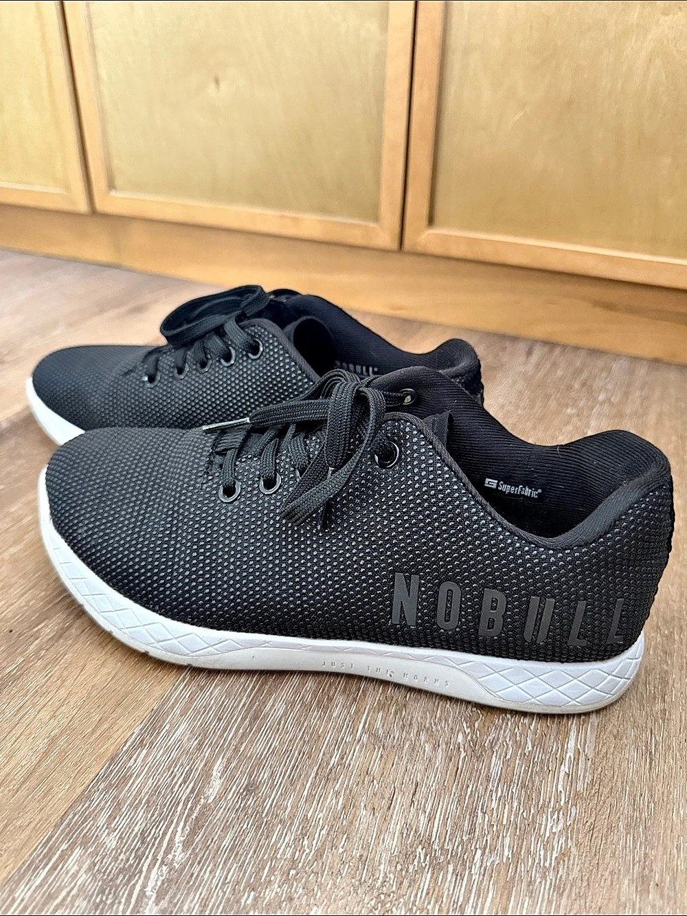 NOBULL Outwork Trainer Black & White Size 9 Sneakers